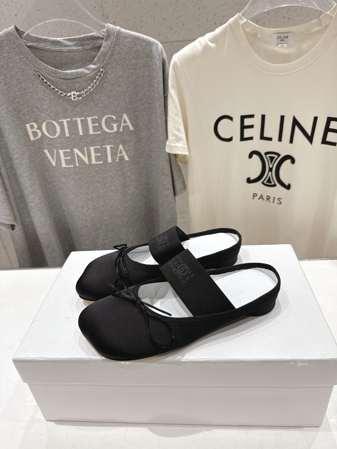 高版本出厂 布面 MM6马吉拉2026ss新品最近超级🔥的平底半拖玛丽珍芭蕾舞鞋舒适度不用说 肯定会很舒