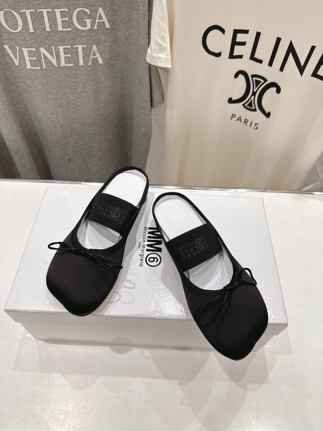 高版本出厂 布面 MM6马吉拉2026ss新品最近超级🔥的平底半拖玛丽珍芭蕾舞鞋舒适度不用说 肯定会很舒