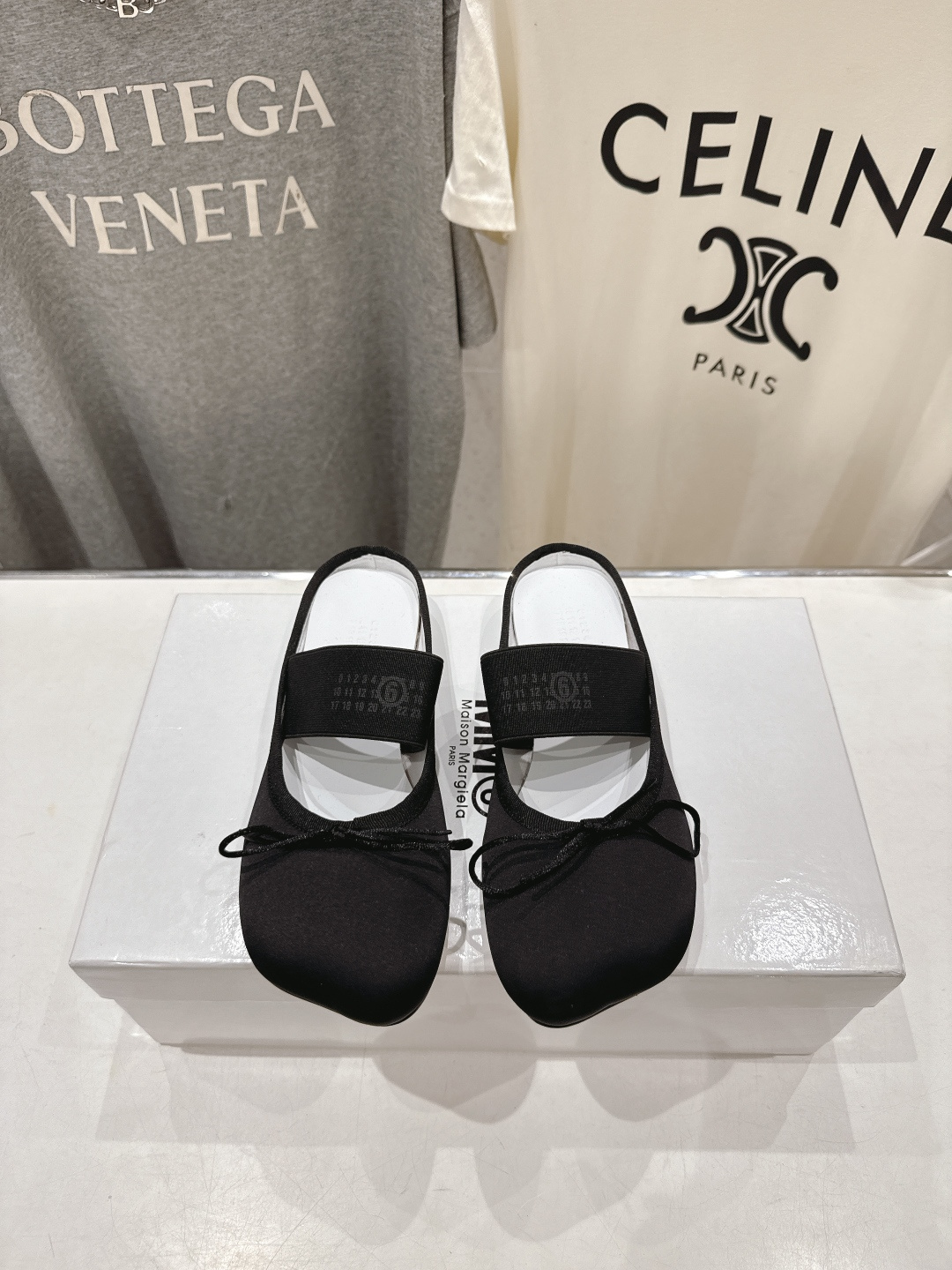 高版本出厂 布面 MM6马吉拉2026ss新品最近超级🔥的平底半拖玛丽珍芭蕾舞鞋舒适度不用说 肯定会很舒