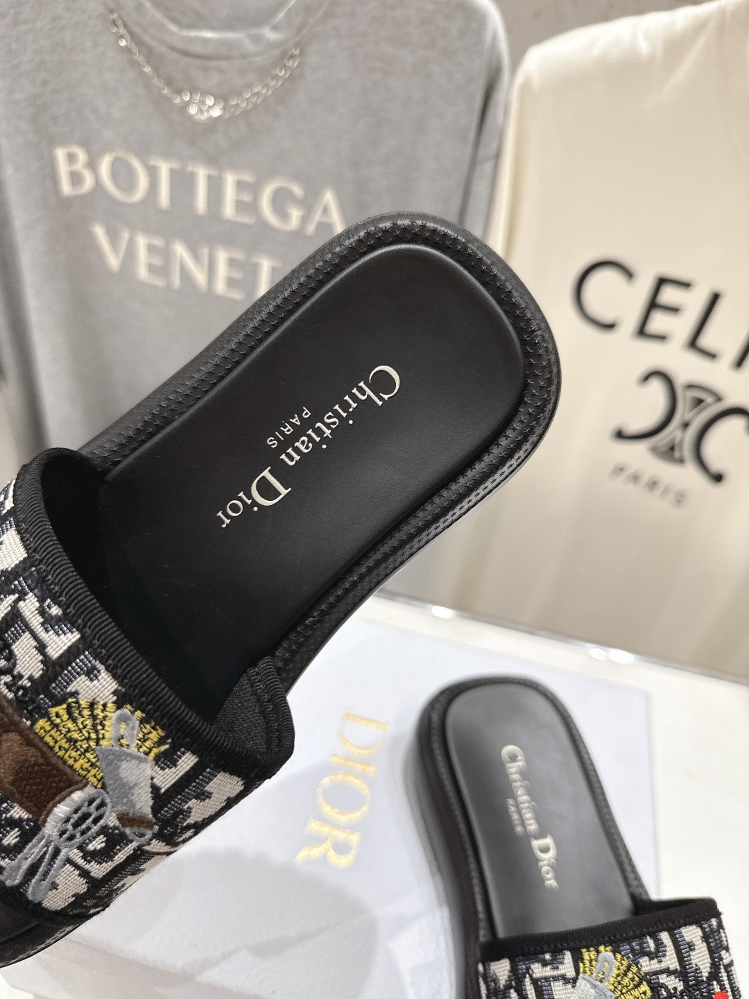 高版本出厂 【高品质】Dior*迪奥D家F019 2026ss夏季新款厚底沙滩拖鞋～经典版型 搭配贴合脚