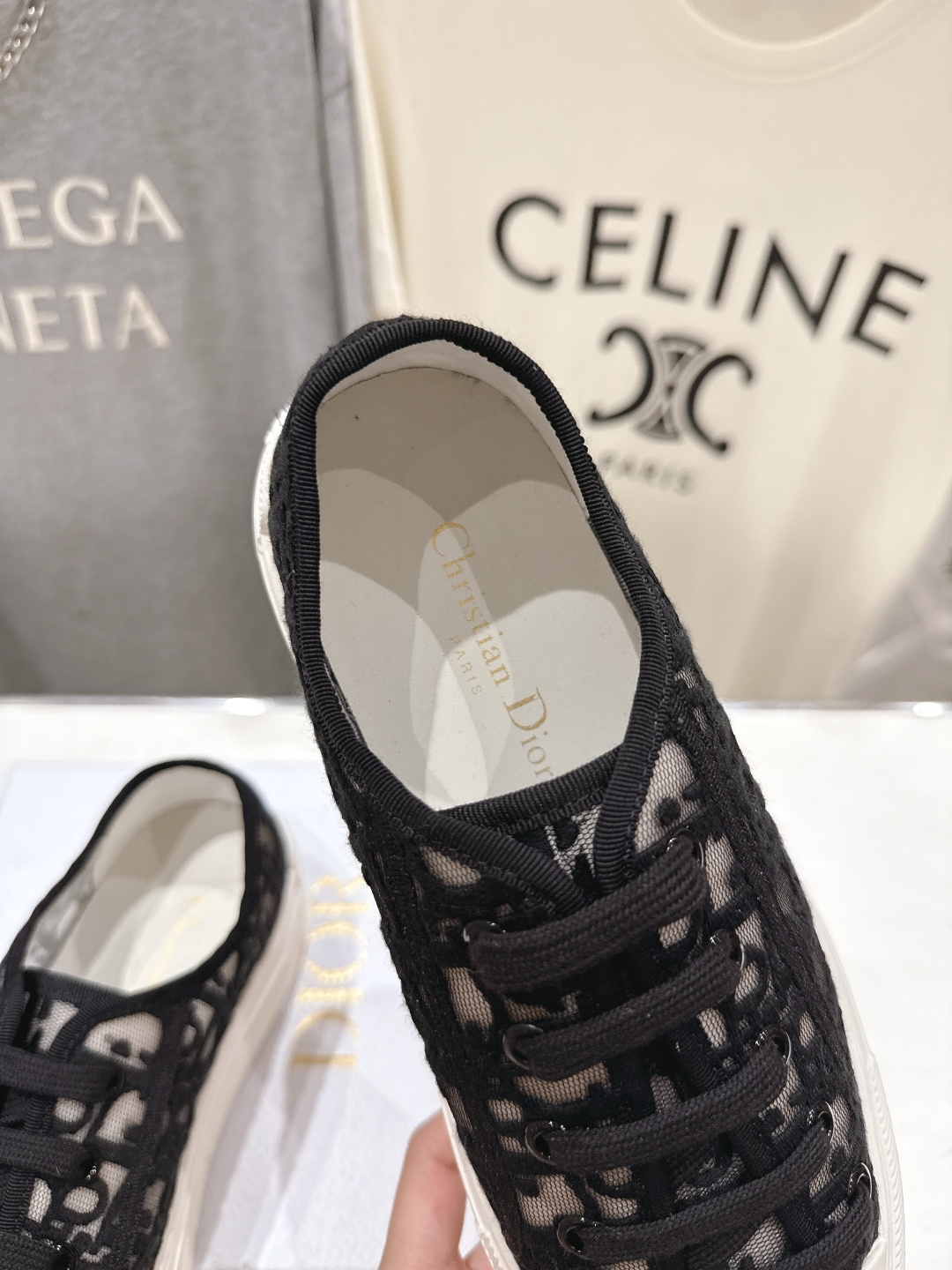 高版本出厂 Dior* 迪奥D家Walk'n系列F019 老花 刺绣 厚底帆布鞋 休闲运动鞋原版购入开发