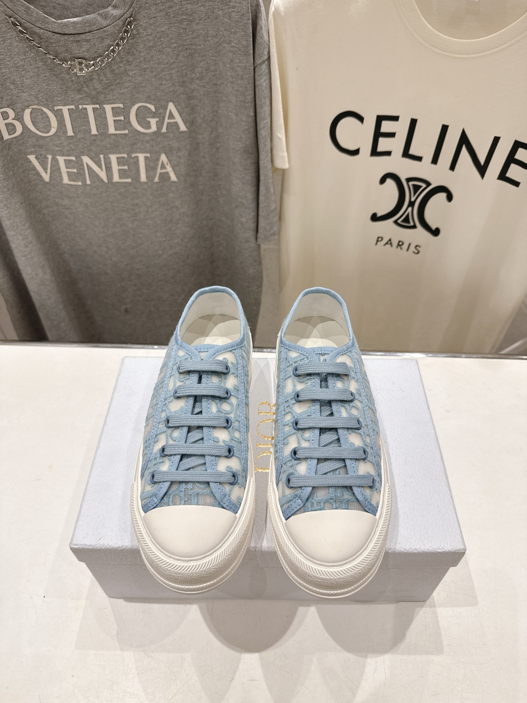 高版本出厂 Dior* 迪奥D家Walk'n系列F019 老花 刺绣 厚底帆布鞋 休闲运动鞋原版购入开发