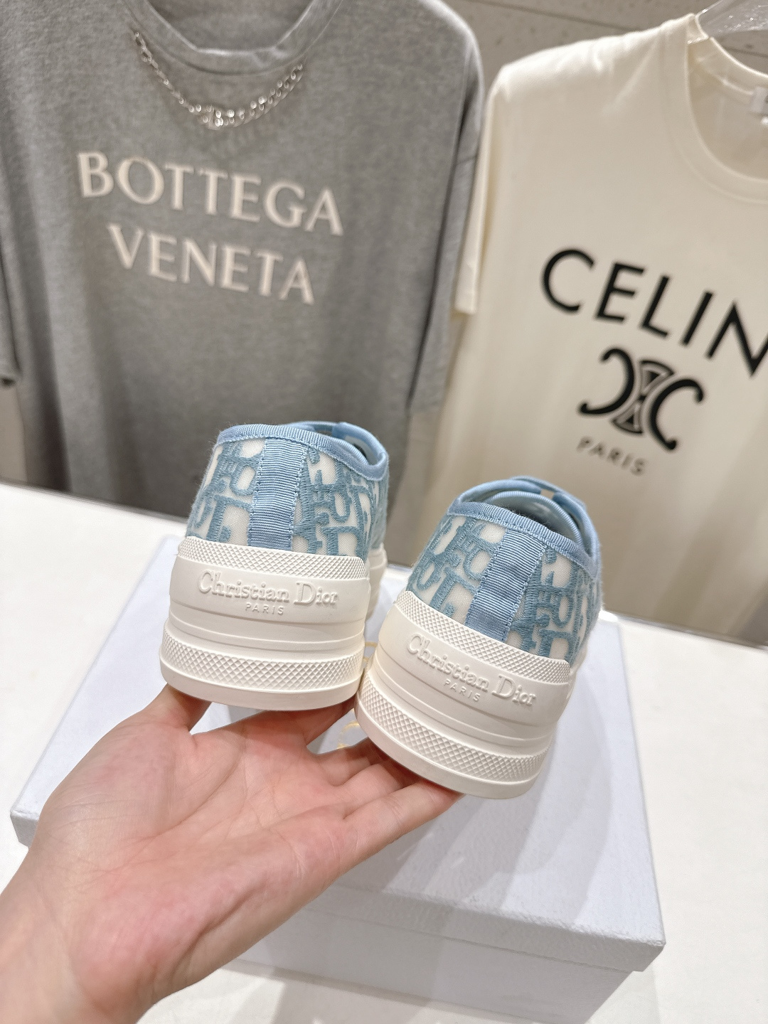 高版本出厂 Dior* 迪奥D家Walk'n系列F019 老花 刺绣 厚底帆布鞋 休闲运动鞋原版购入开发