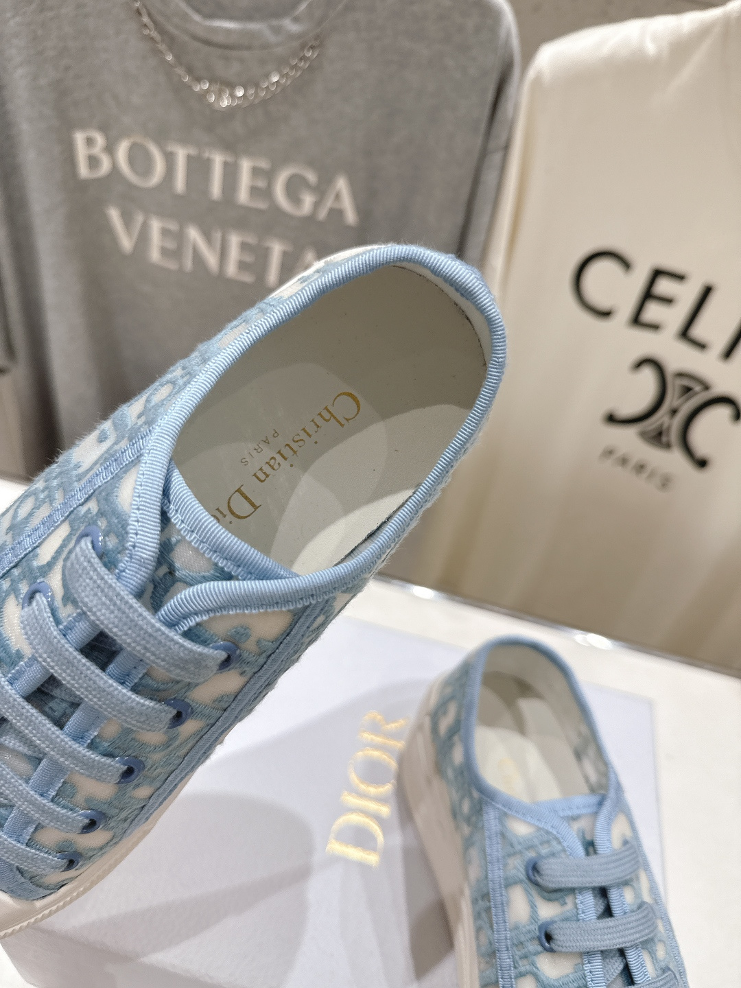 高版本出厂 Dior* 迪奥D家Walk'n系列F019 老花 刺绣 厚底帆布鞋 休闲运动鞋原版购入开发