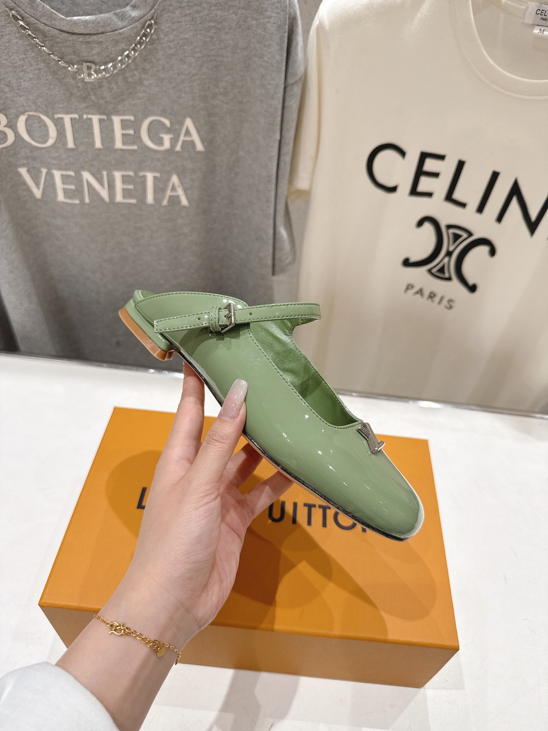 高版本出厂 Louis Vuitton ss26 new arrival LV驴牌春夏系列玛丽珍平底鞋半