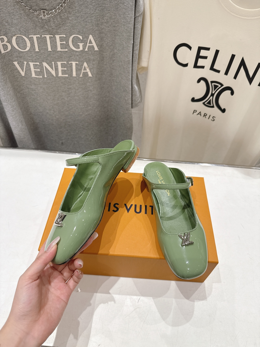 高版本出厂 Louis Vuitton ss26 new arrival LV驴牌春夏系列玛丽珍平底鞋半