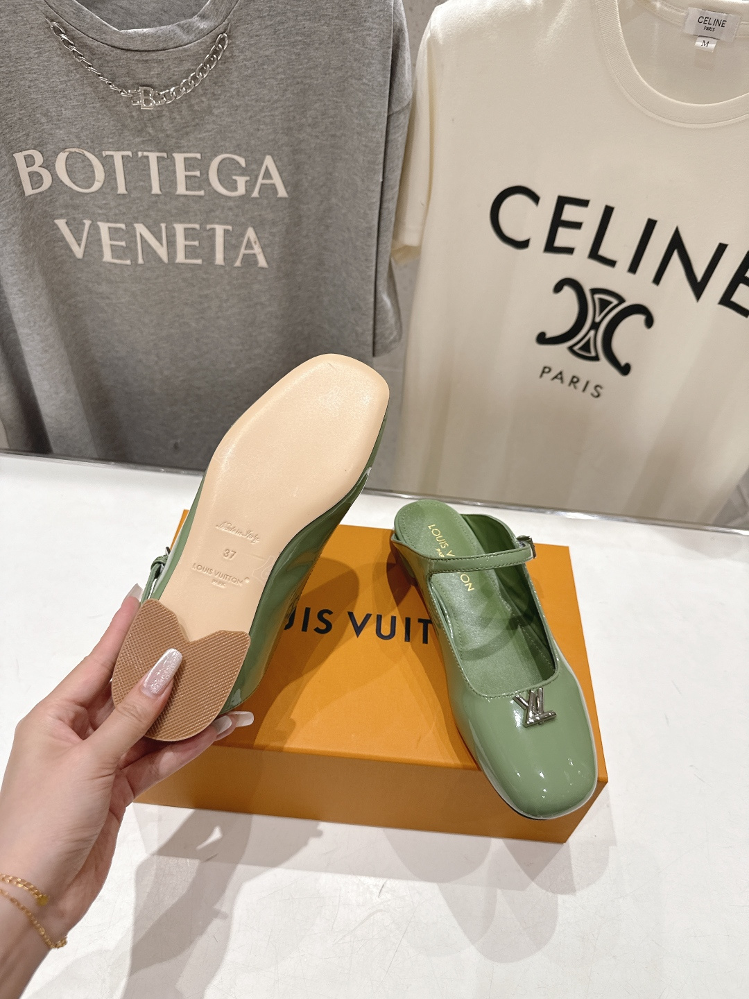 高版本出厂 Louis Vuitton ss26 new arrival LV驴牌春夏系列玛丽珍平底鞋半