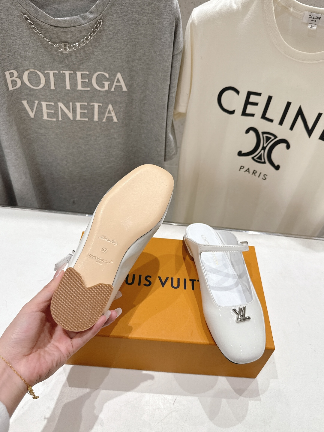 高版本出厂 Louis Vuitton ss26 new arrival LV驴牌春夏系列玛丽珍平底鞋半