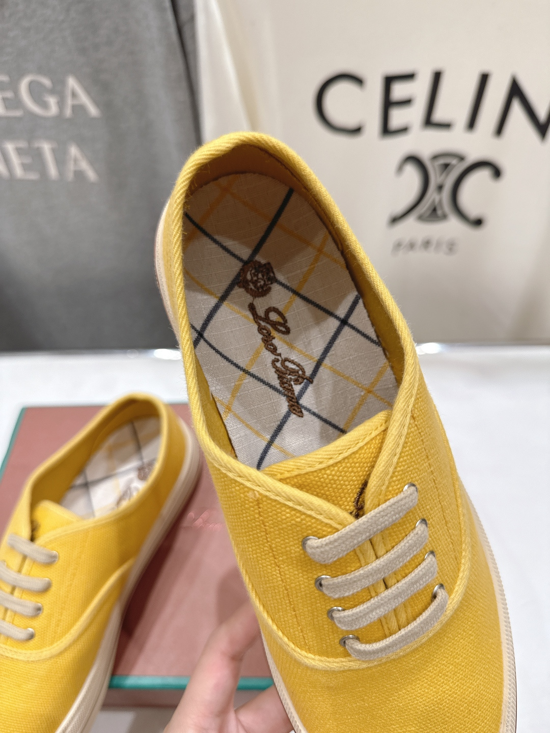 高版本出厂 男码+10 情侣款 Loro piana2026ss火爆新品帆布鞋发售Loro Piana(