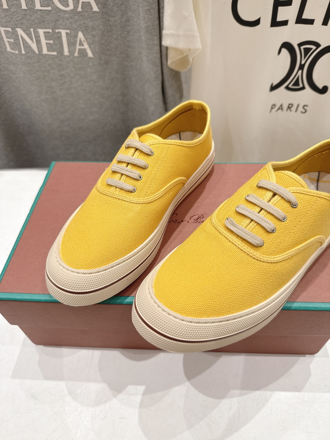 高版本出厂 男码+10 情侣款 Loro piana2026ss火爆新品帆布鞋发售Loro Piana(