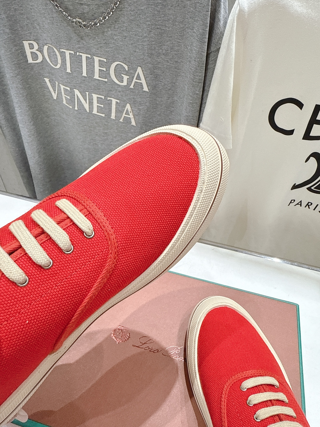 高版本出厂 男码+10 情侣款 Loro piana2026ss火爆新品帆布鞋发售Loro Piana(