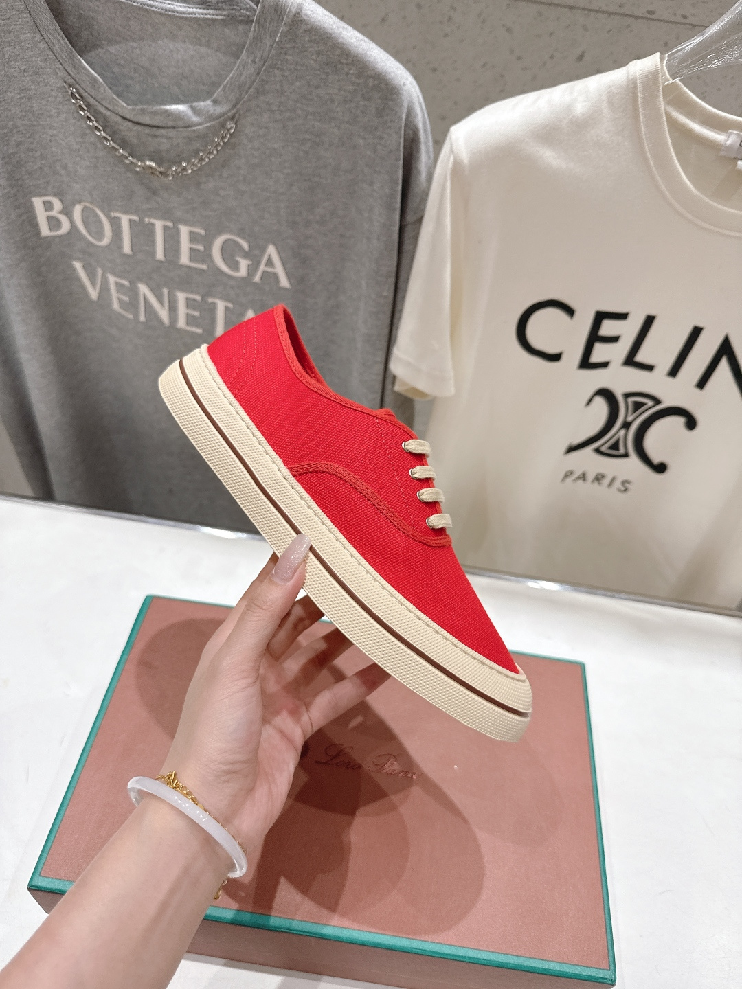 高版本出厂 男码+10 情侣款 Loro piana2026ss火爆新品帆布鞋发售Loro Piana(