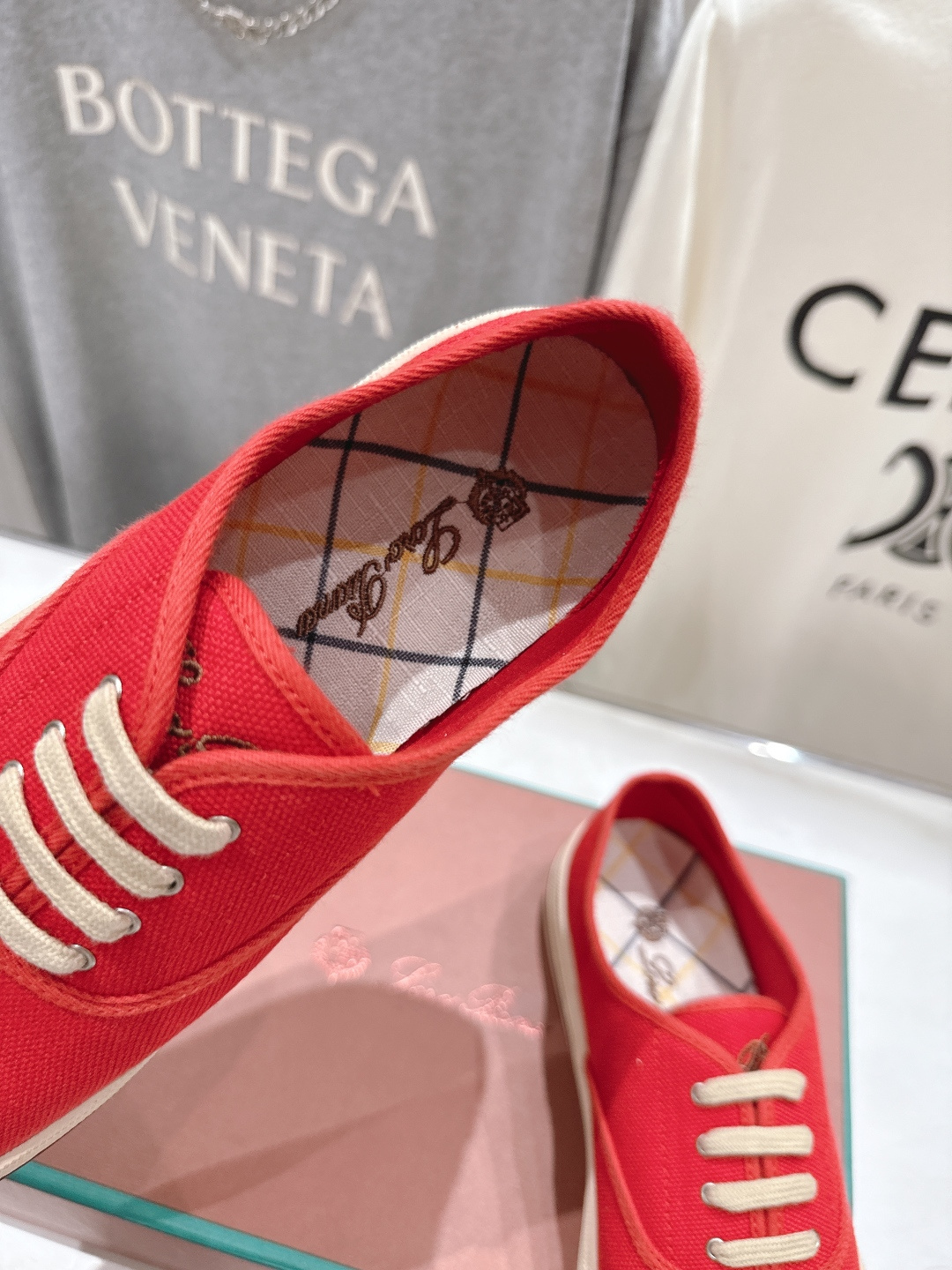 高版本出厂 男码+10 情侣款 Loro piana2026ss火爆新品帆布鞋发售Loro Piana(