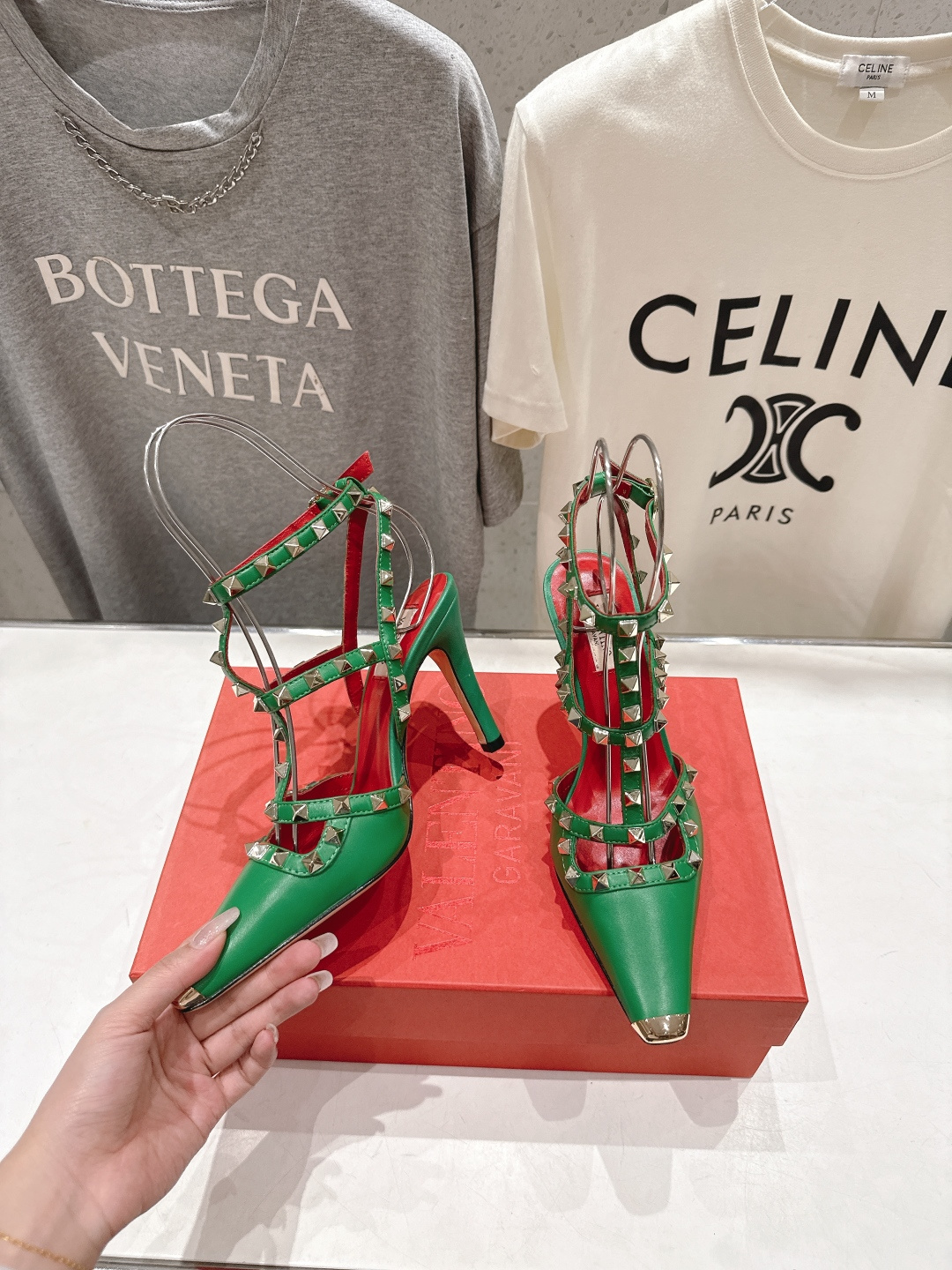 高版本出厂 ～New～顶级制作·Valentino*·华伦天奴〰️2026ss官方同步春夏走秀新款高跟鞋