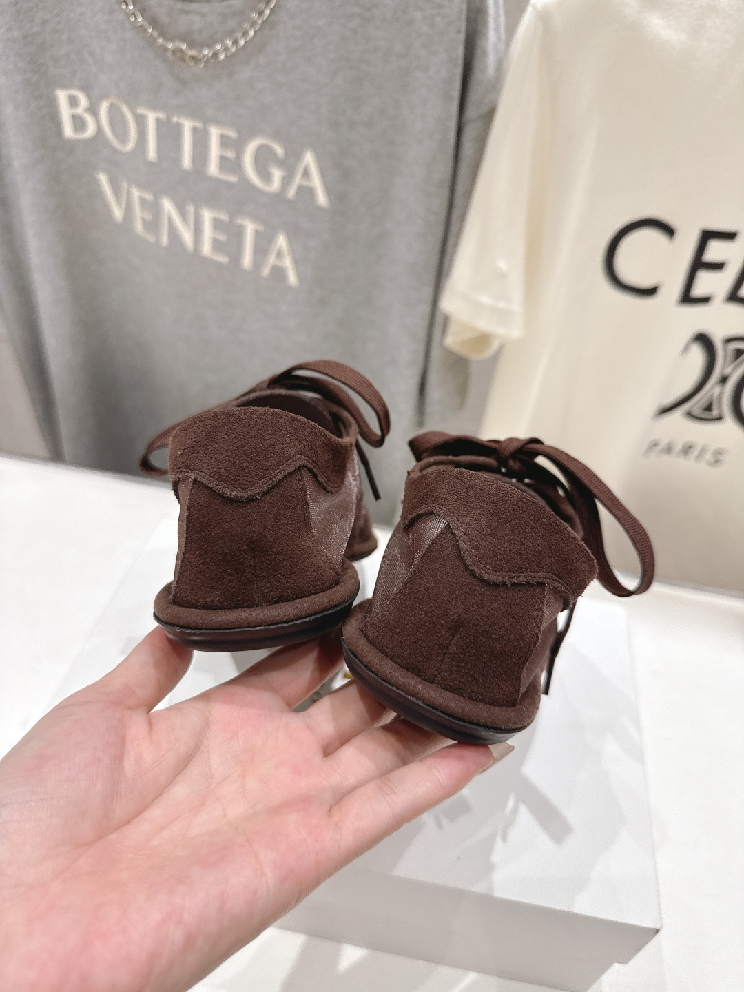 高版本出厂 the row 2026ss春夏走秀爆款平底鞋系带网面休闲鞋单鞋非常舒服的休闲鞋，极简设计理