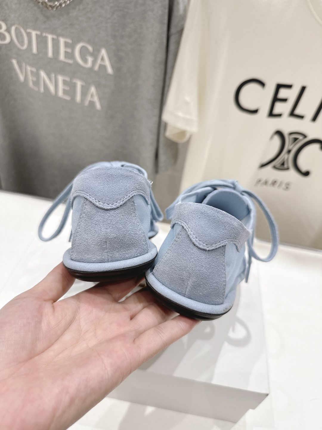 高版本出厂 the row 2026ss春夏走秀爆款平底鞋系带网面休闲鞋单鞋非常舒服的休闲鞋，极简设计理