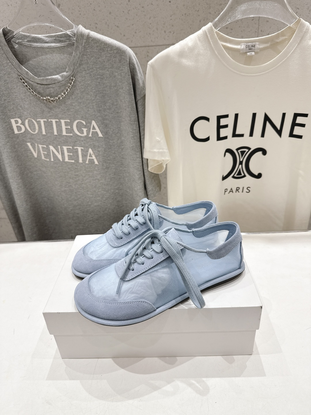 高版本出厂 the row 2026ss春夏走秀爆款平底鞋系带网面休闲鞋单鞋非常舒服的休闲鞋，极简设计理