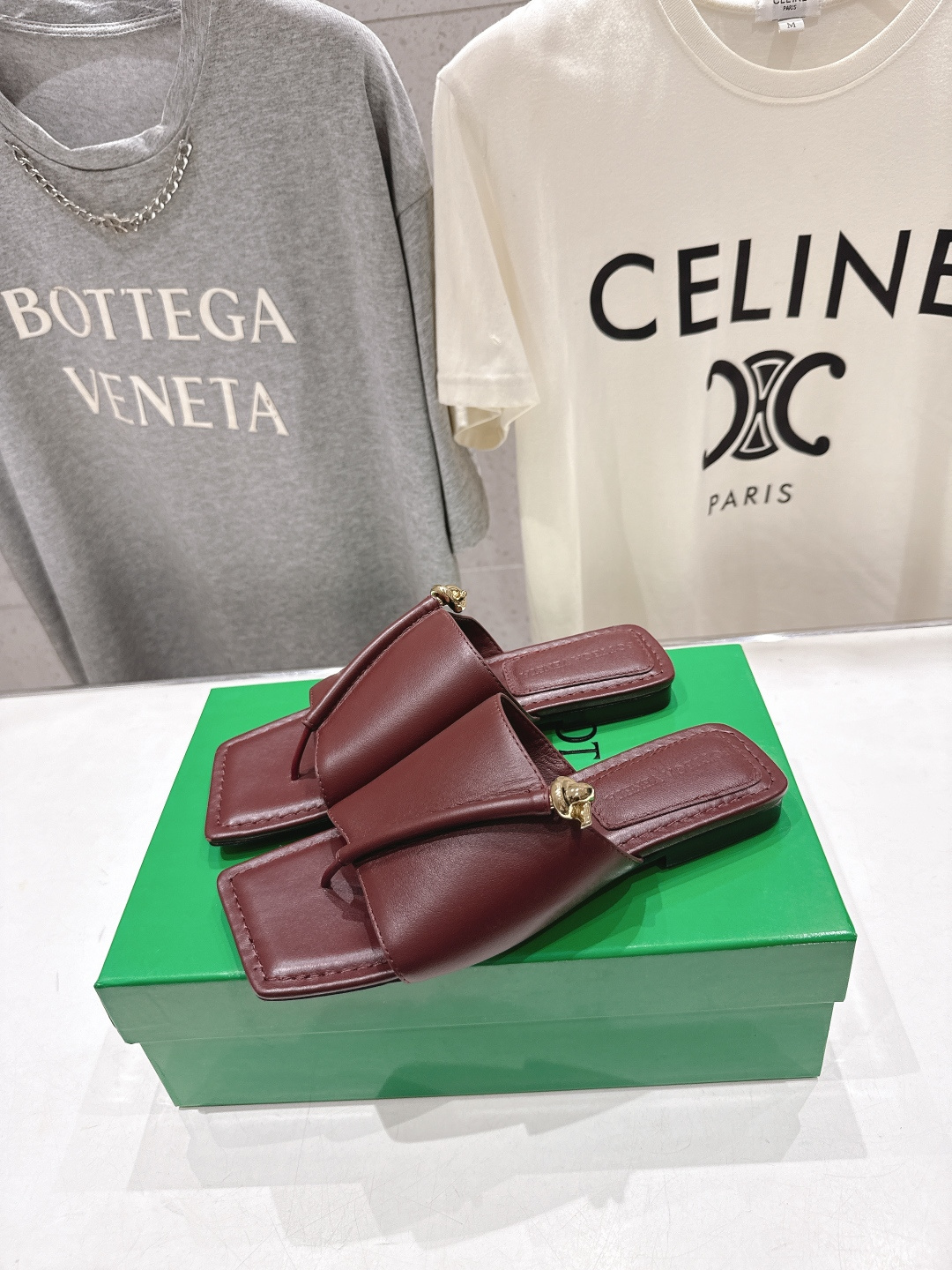 高版本出厂 Bottega Veneta/BV F065 2026ss夏季新款Solstice女士平底拖