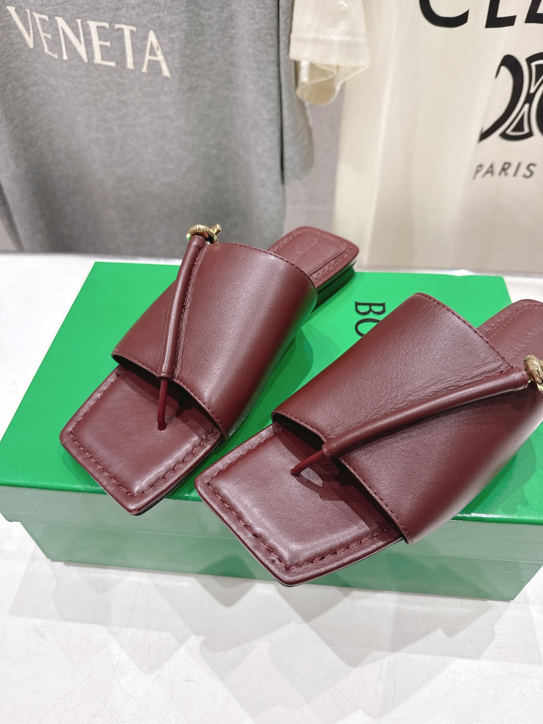 高版本出厂 Bottega Veneta/BV F065 2026ss夏季新款Solstice女士平底拖