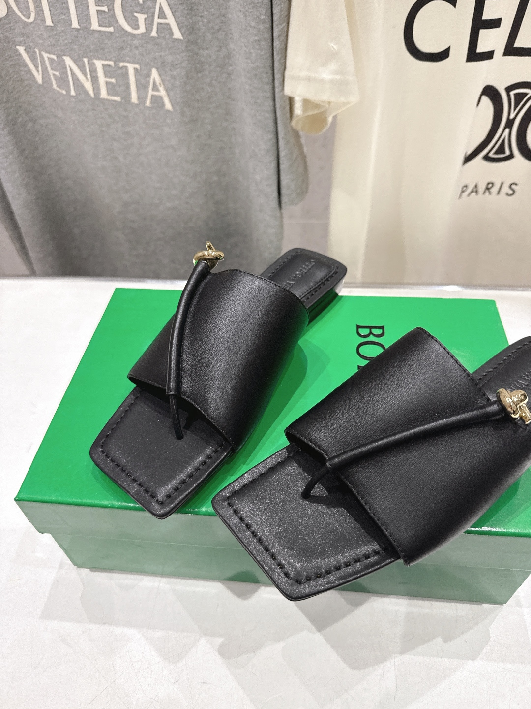 高版本出厂 Bottega Veneta/BV F065 2026ss夏季新款Solstice女士平底拖