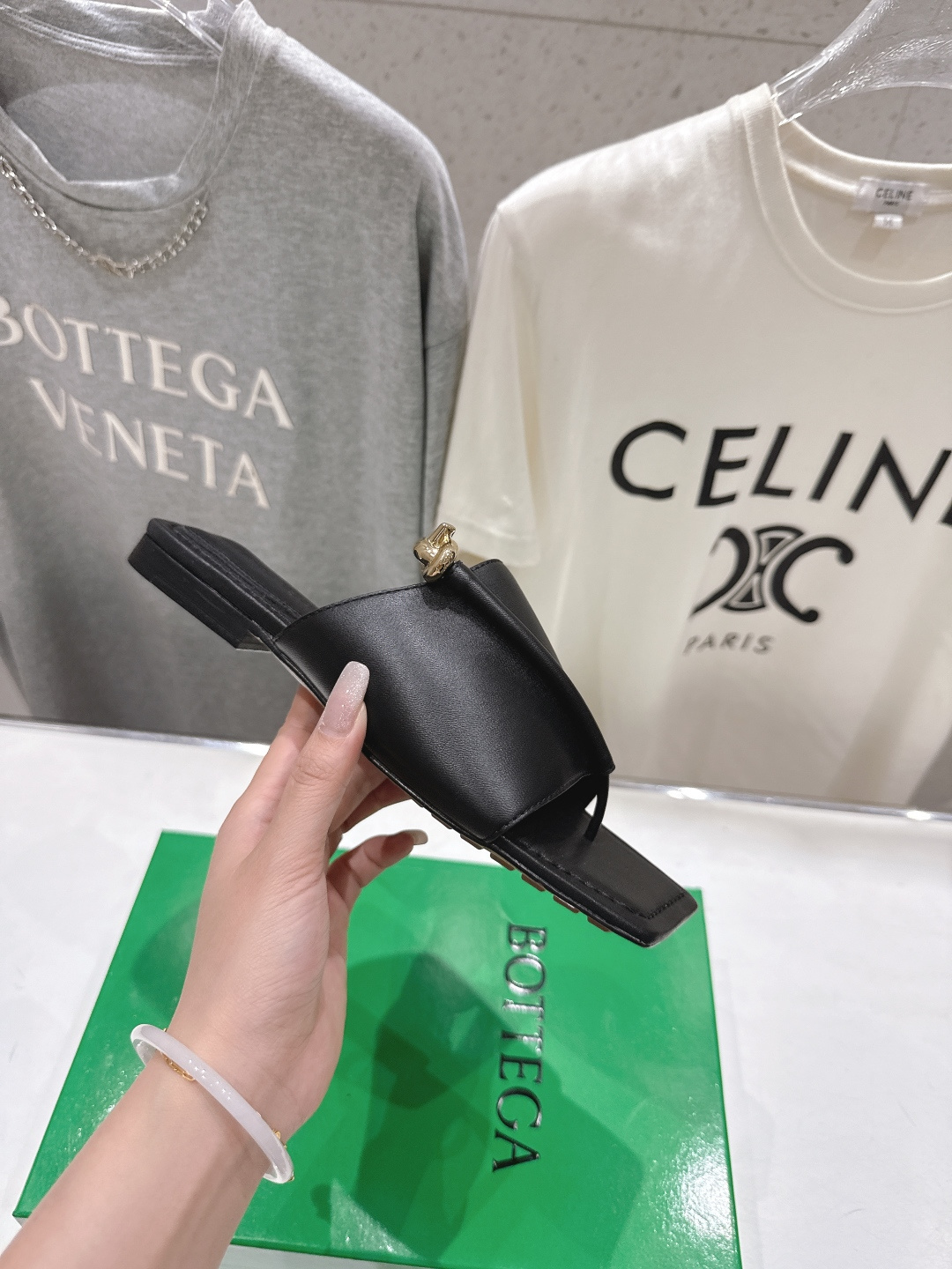 高版本出厂 Bottega Veneta/BV F065 2026ss夏季新款Solstice女士平底拖