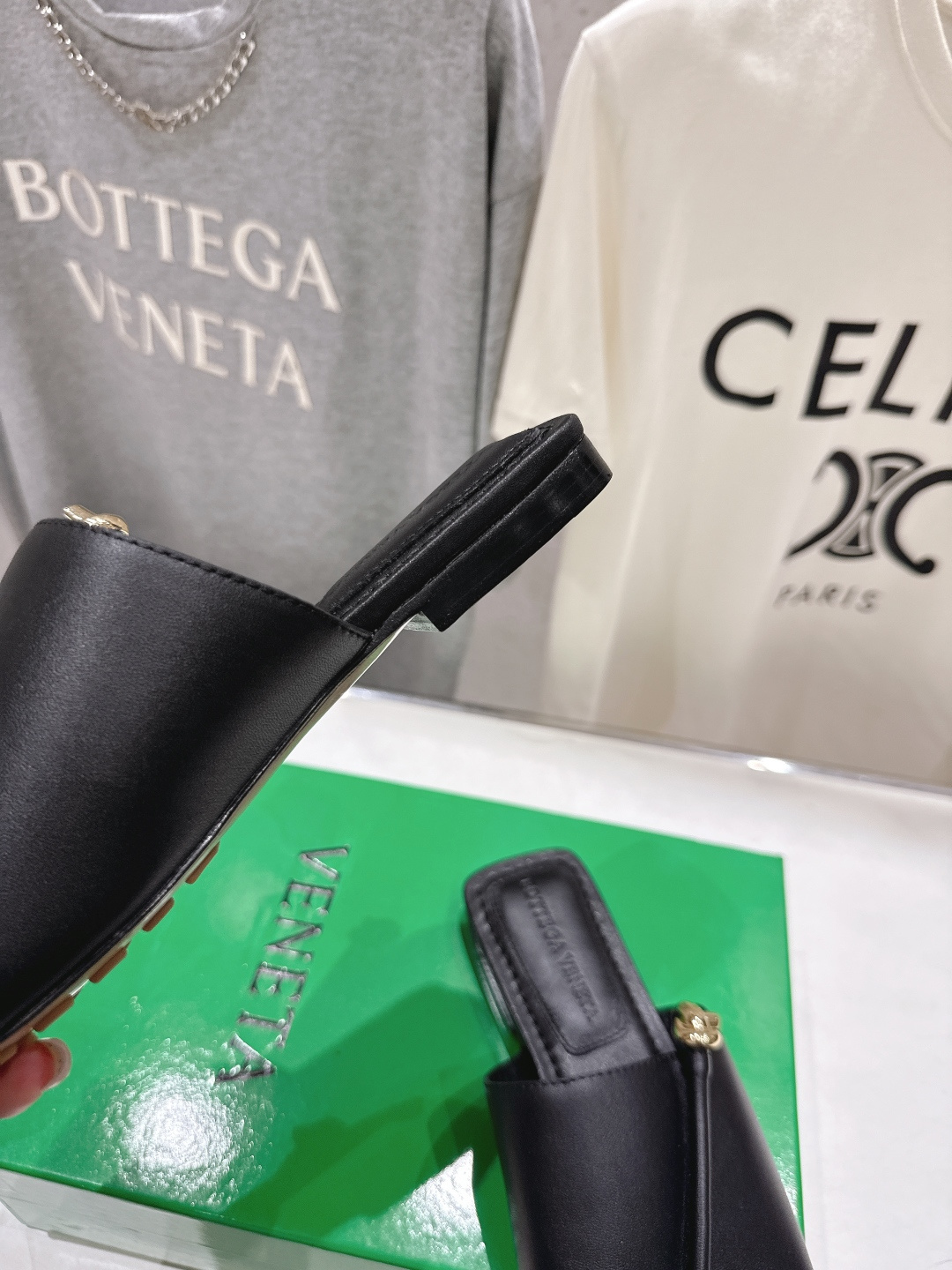 高版本出厂 Bottega Veneta/BV F065 2026ss夏季新款Solstice女士平底拖