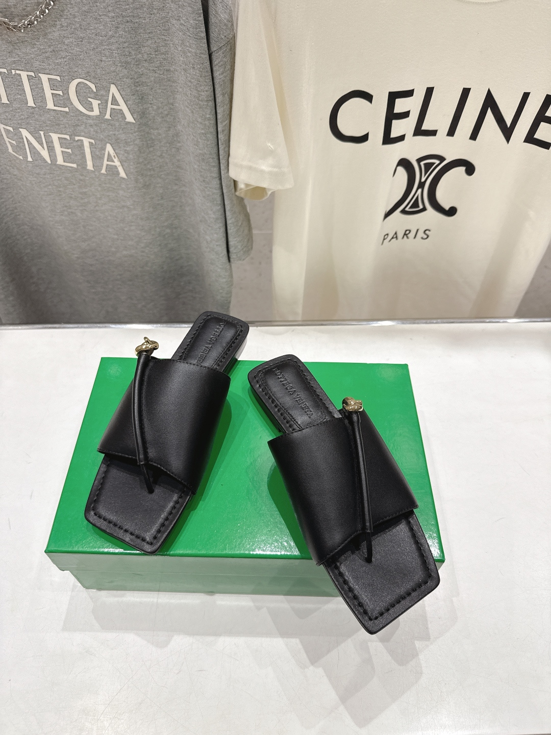 高版本出厂 Bottega Veneta/BV F065 2026ss夏季新款Solstice女士平底拖