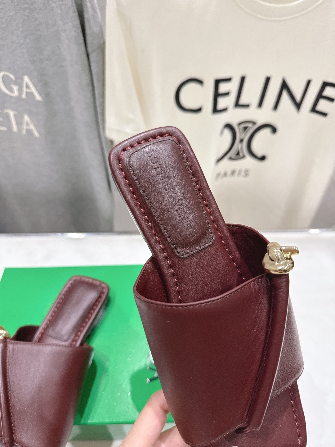 高版本出厂 Bottega Veneta/BV F065 2026ss夏季新款Solstice女士平底拖