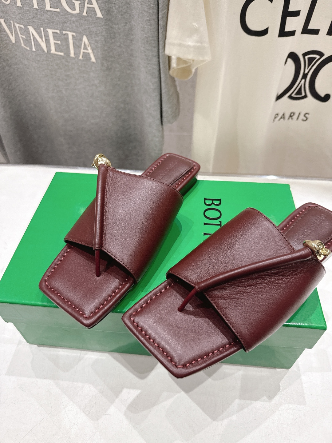 高版本出厂 Bottega Veneta/BV F065 2026ss夏季新款Solstice女士平底拖