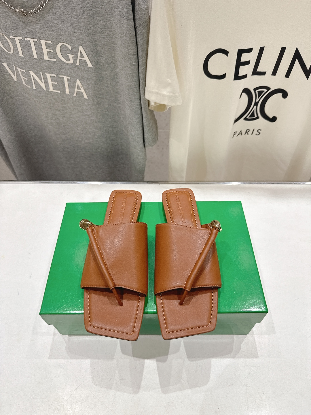 高版本出厂 Bottega Veneta/BV F065 2026ss夏季新款Solstice女士平底拖