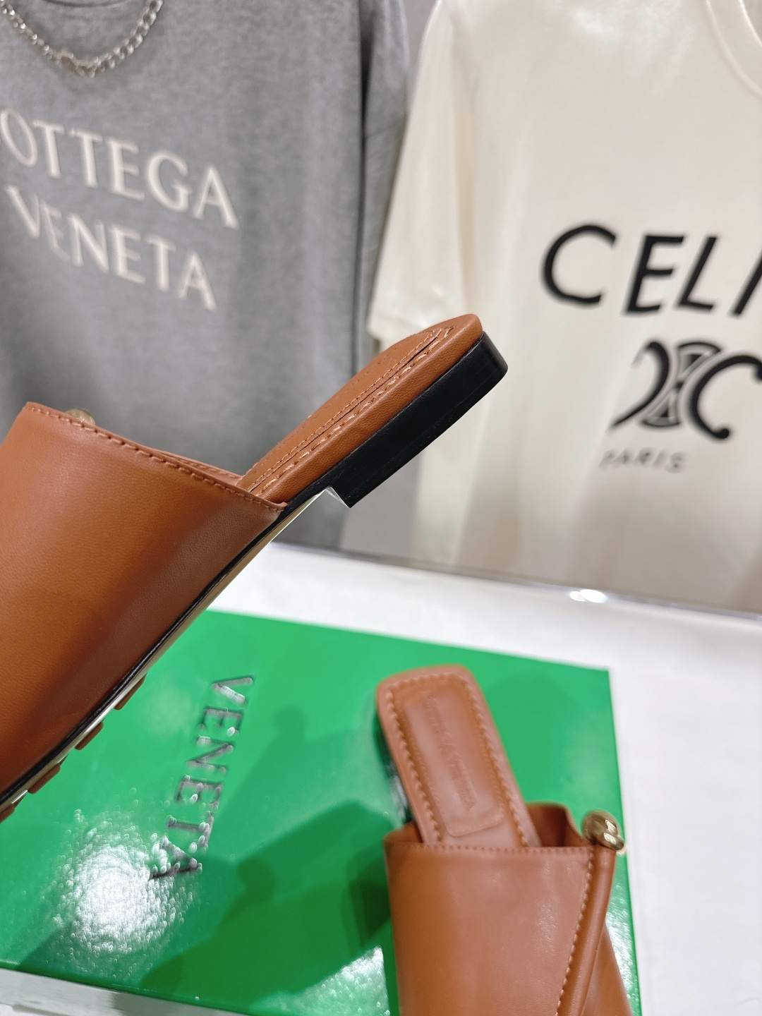 高版本出厂 Bottega Veneta/BV F065 2026ss夏季新款Solstice女士平底拖