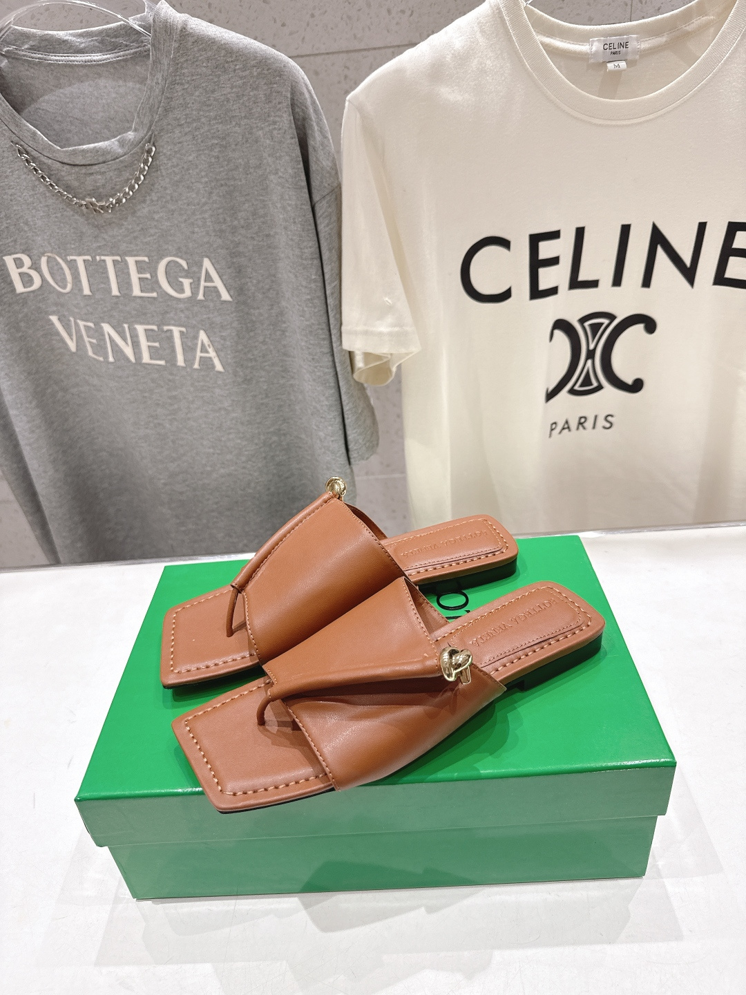 高版本出厂 Bottega Veneta/BV F065 2026ss夏季新款Solstice女士平底拖