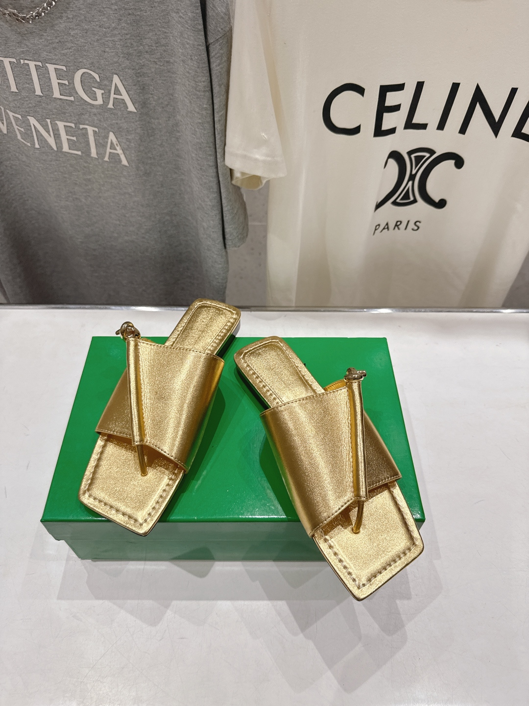 高版本出厂 Bottega Veneta/BV F065 2026ss夏季新款Solstice女士平底拖