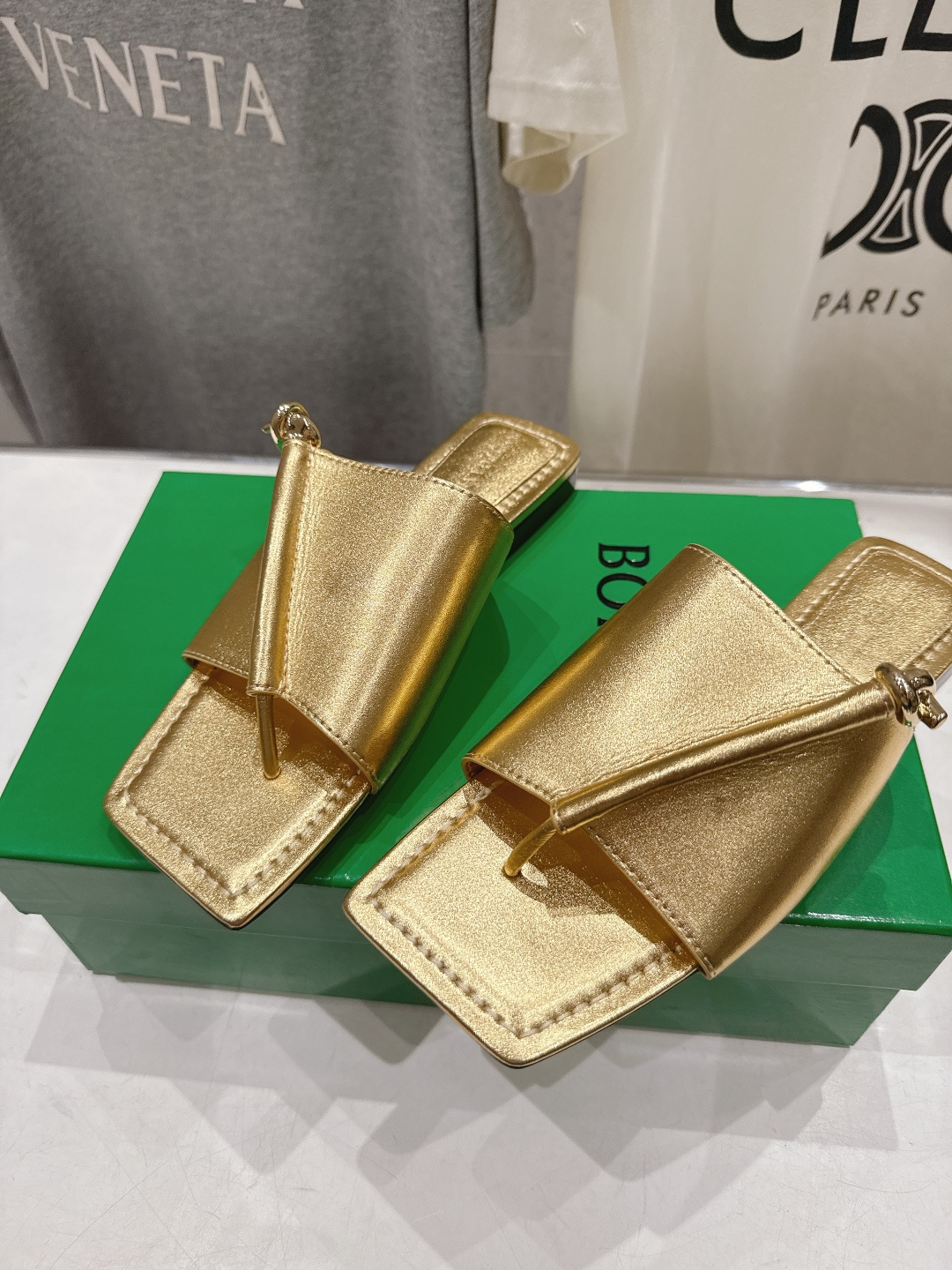 高版本出厂 Bottega Veneta/BV F065 2026ss夏季新款Solstice女士平底拖