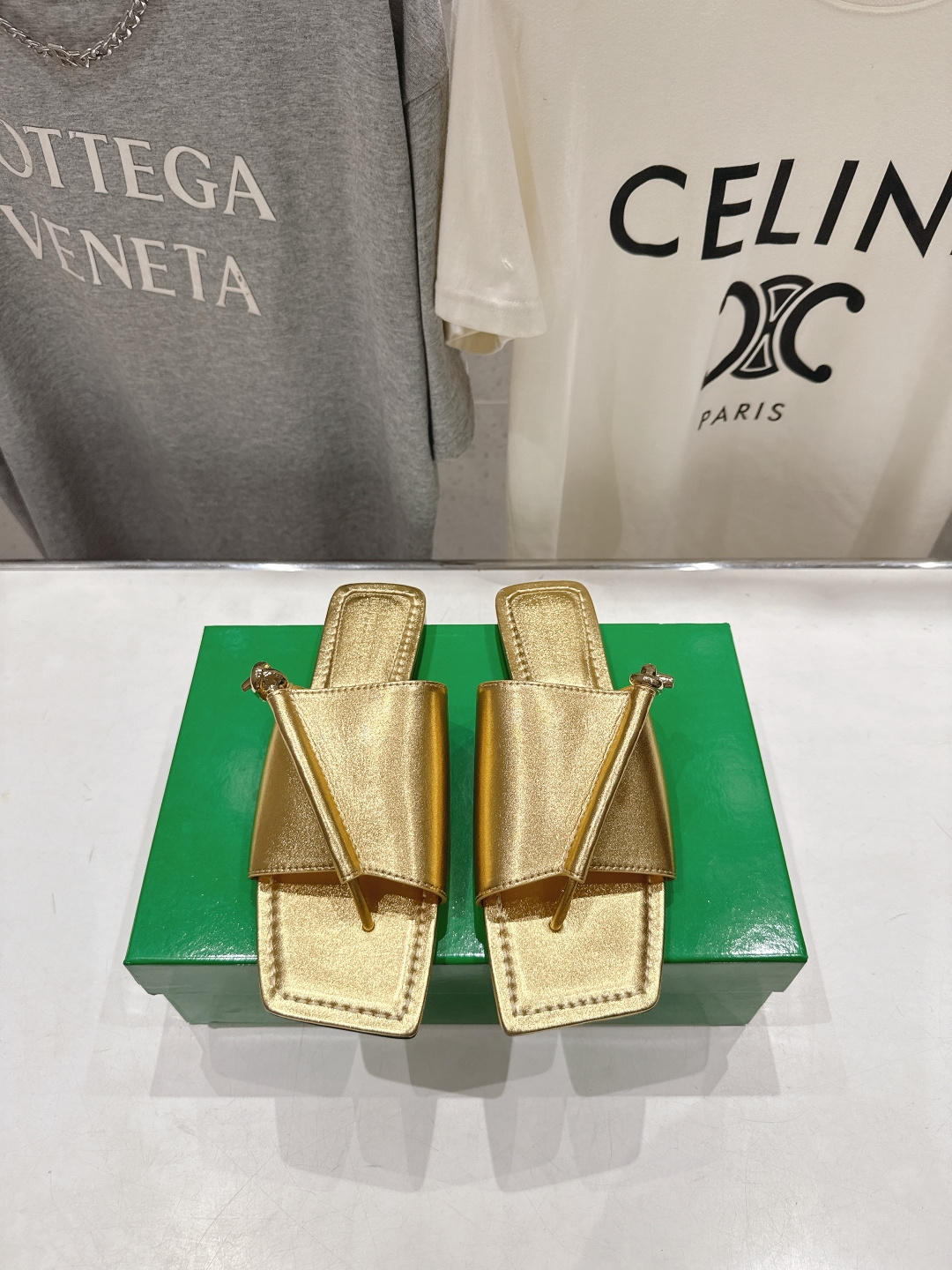 高版本出厂 Bottega Veneta/BV F065 2026ss夏季新款Solstice女士平底拖