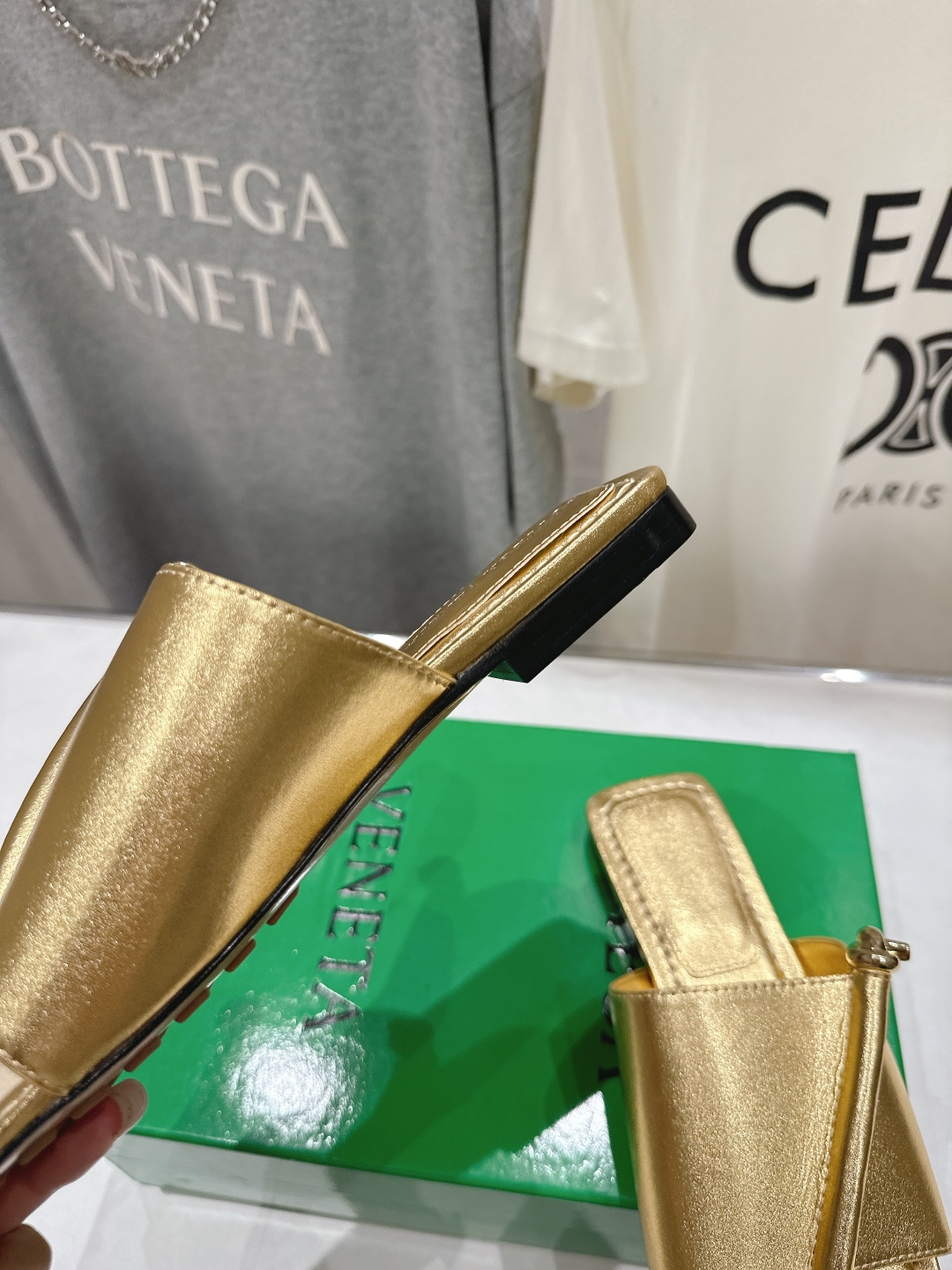 高版本出厂 Bottega Veneta/BV F065 2026ss夏季新款Solstice女士平底拖