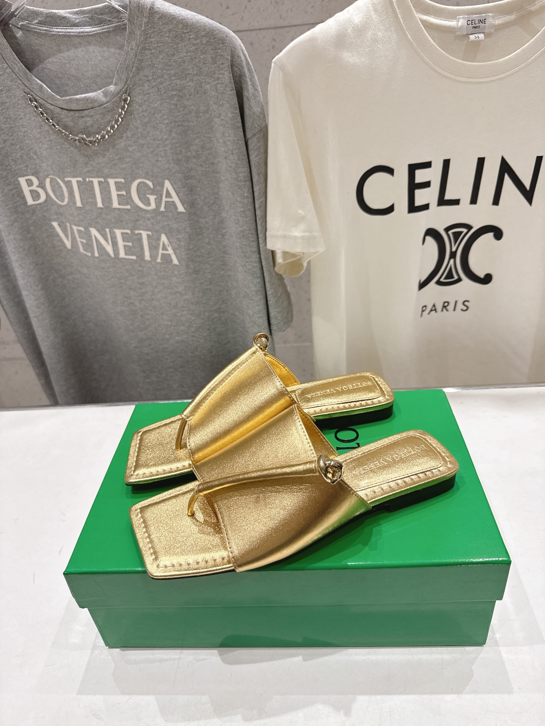 高版本出厂 Bottega Veneta/BV F065 2026ss夏季新款Solstice女士平底拖