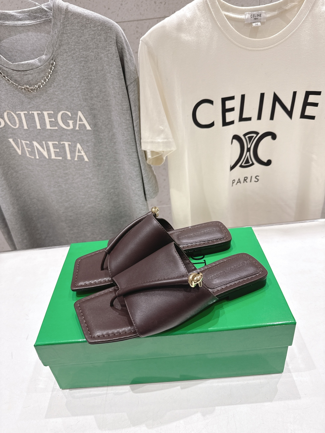 高版本出厂 Bottega Veneta/BV F065 2026ss夏季新款Solstice女士平底拖