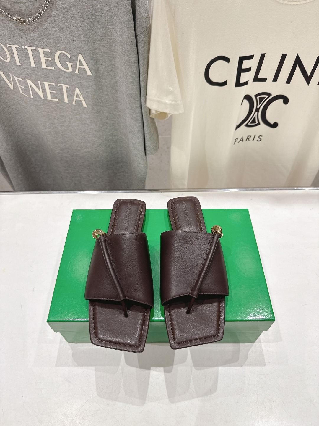 高版本出厂 Bottega Veneta/BV F065 2026ss夏季新款Solstice女士平底拖