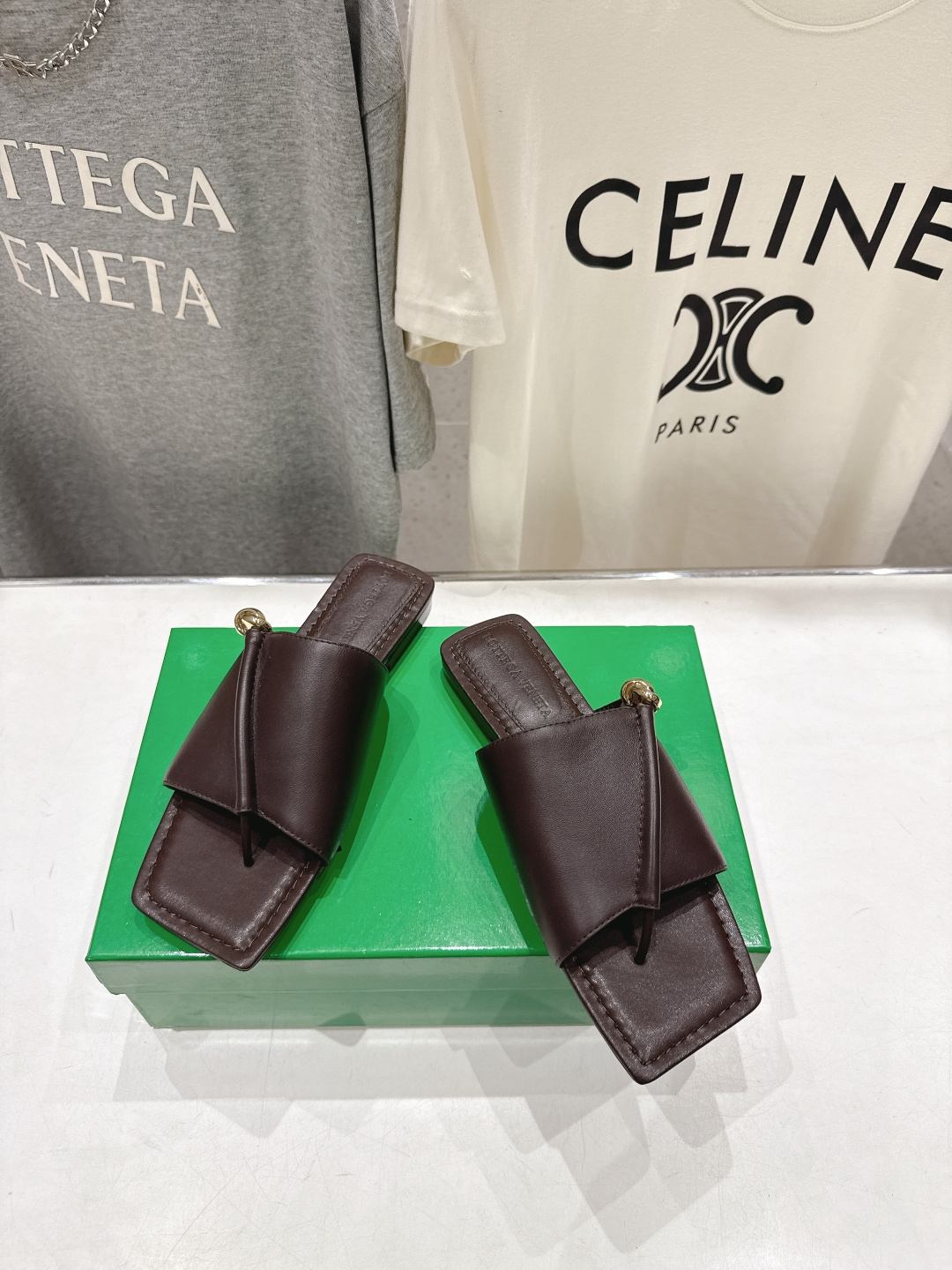 高版本出厂 Bottega Veneta/BV F065 2026ss夏季新款Solstice女士平底拖