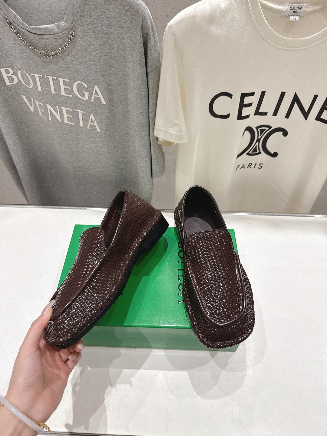 高版本出厂 男码+10 Bottega Veneta/BV F065 2026ss新款真皮手工编织 As