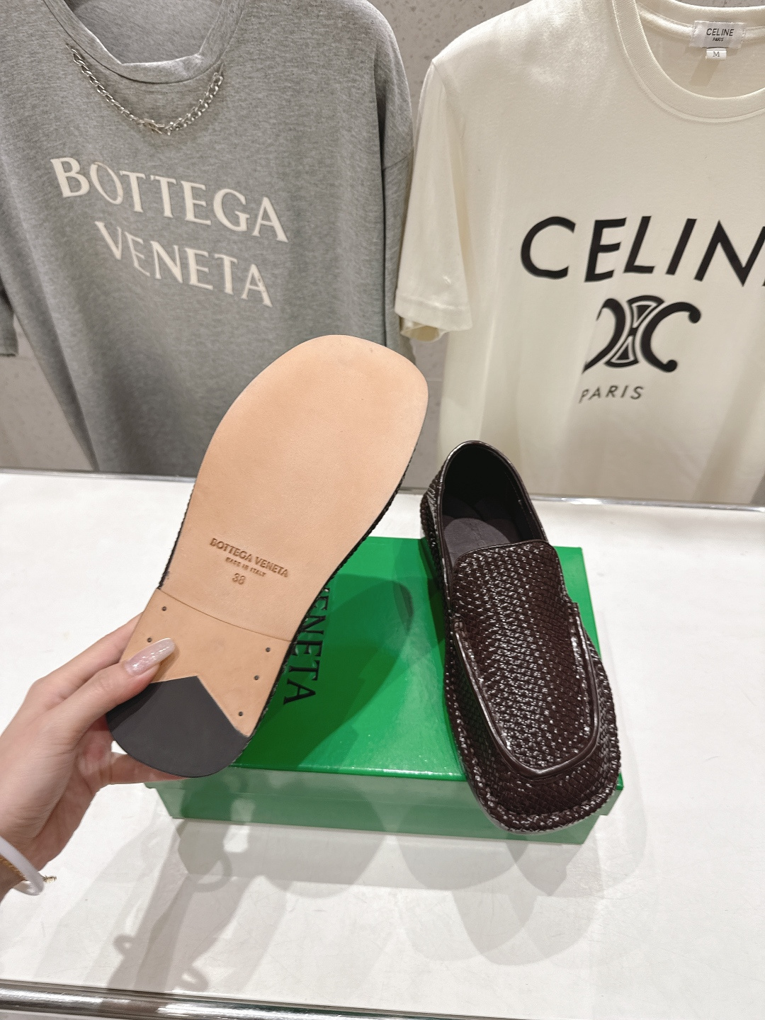 高版本出厂 男码+10 Bottega Veneta/BV F065 2026ss新款真皮手工编织 As