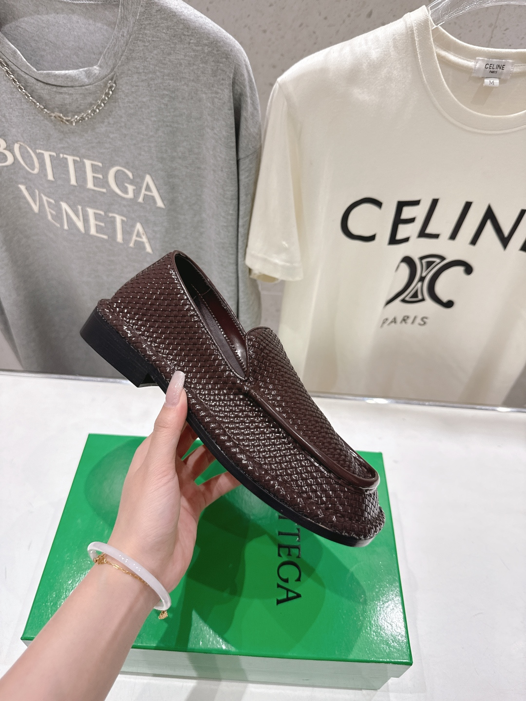 高版本出厂 男码+10 Bottega Veneta/BV F065 2026ss新款真皮手工编织 As