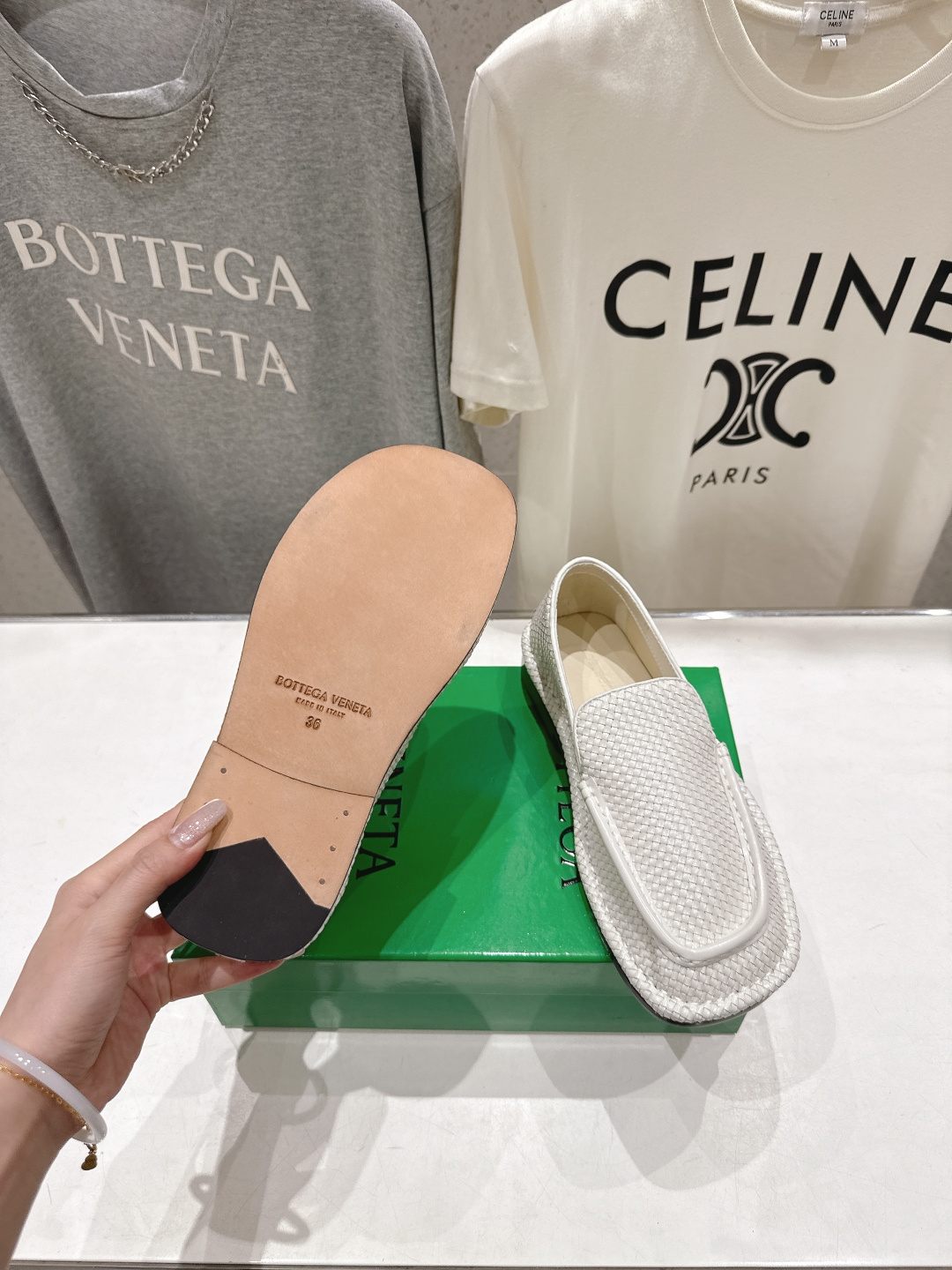 高版本出厂 男码+10 Bottega Veneta/BV F065 2026ss新款真皮手工编织 As