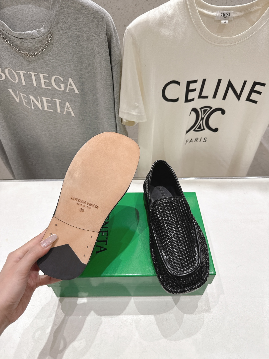 高版本出厂 男码+10 Bottega Veneta/BV F065 2026ss新款真皮手工编织 As