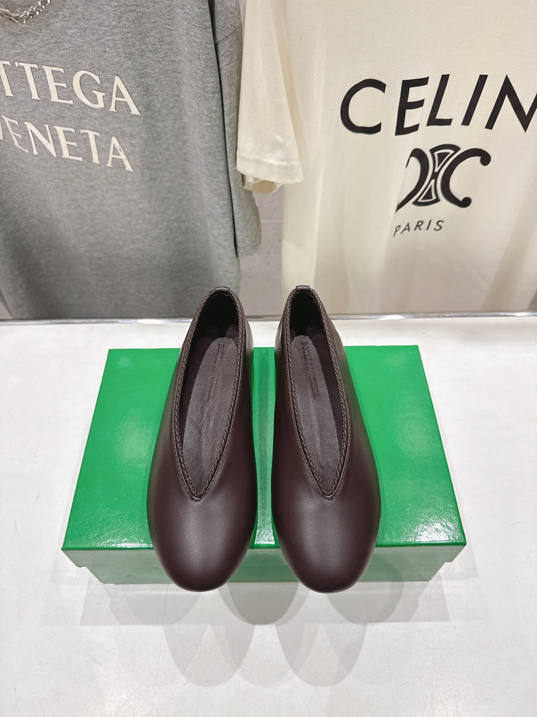 高版本出厂Bottega Veneta/BV F065 2026ss新款编织玛丽珍平底鞋乐福鞋 高定的配