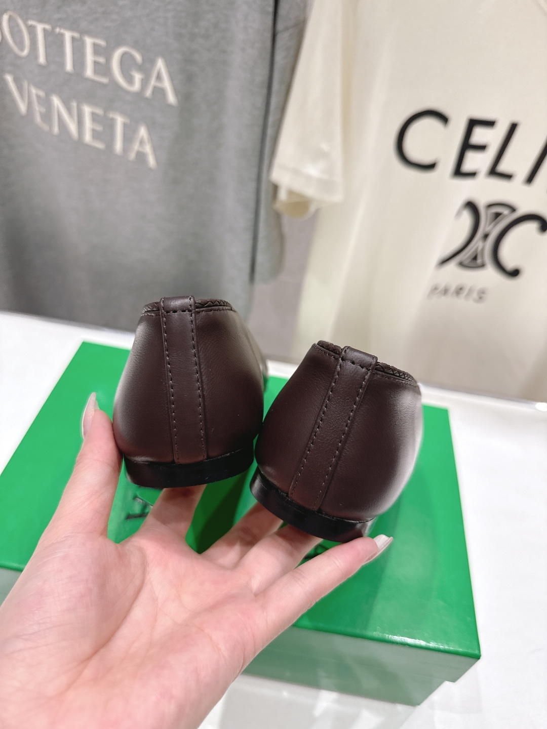 高版本出厂Bottega Veneta/BV F065 2026ss新款编织玛丽珍平底鞋乐福鞋 高定的配