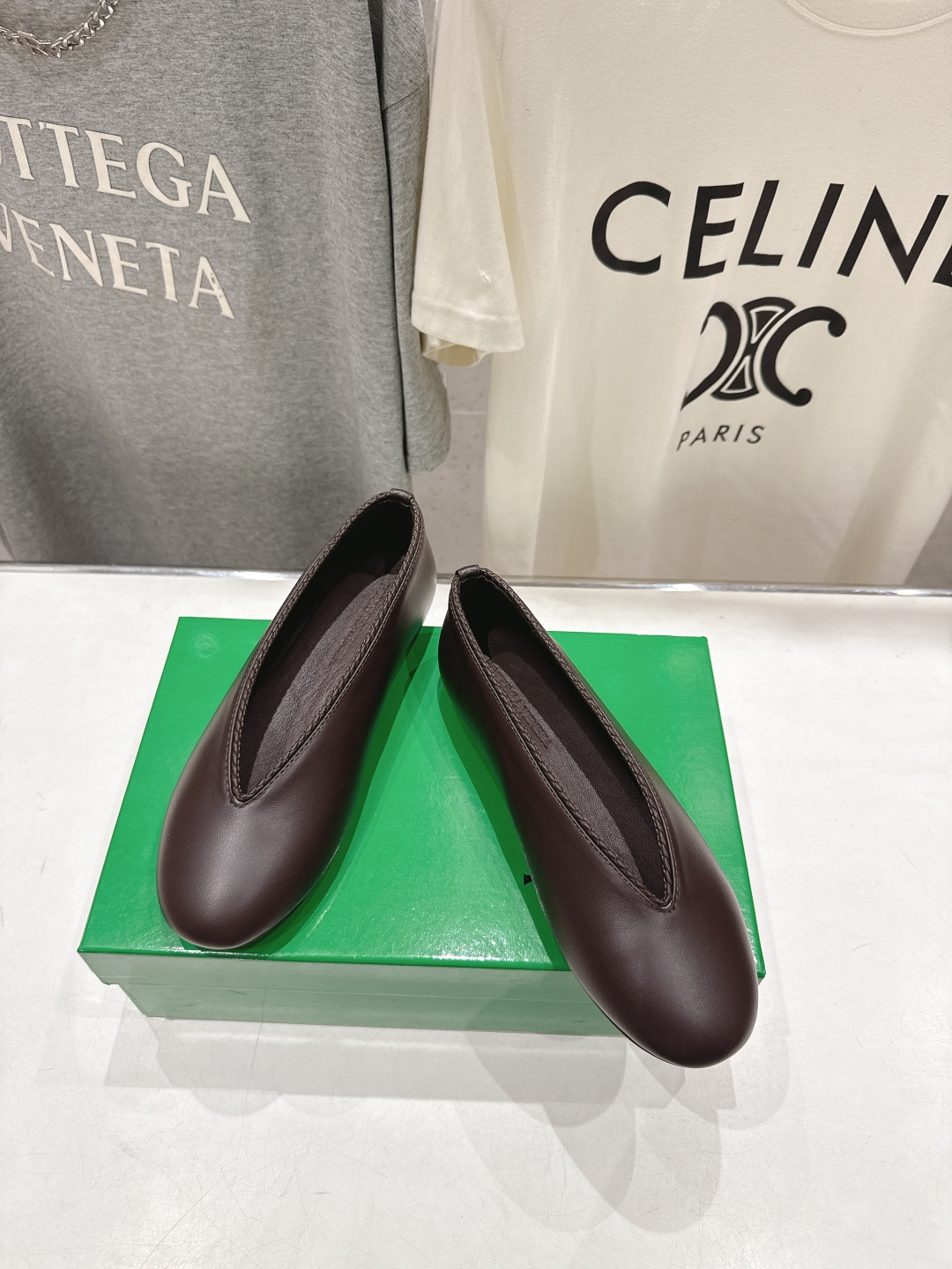 高版本出厂Bottega Veneta/BV F065 2026ss新款编织玛丽珍平底鞋乐福鞋 高定的配