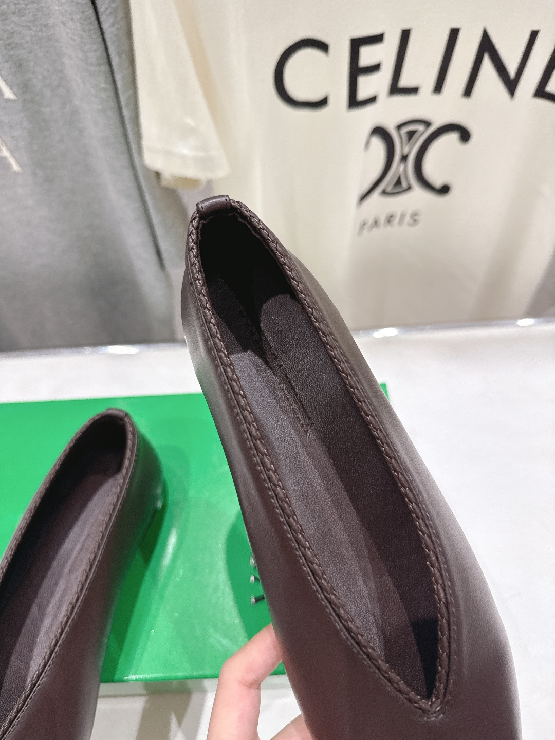 高版本出厂Bottega Veneta/BV F065 2026ss新款编织玛丽珍平底鞋乐福鞋 高定的配