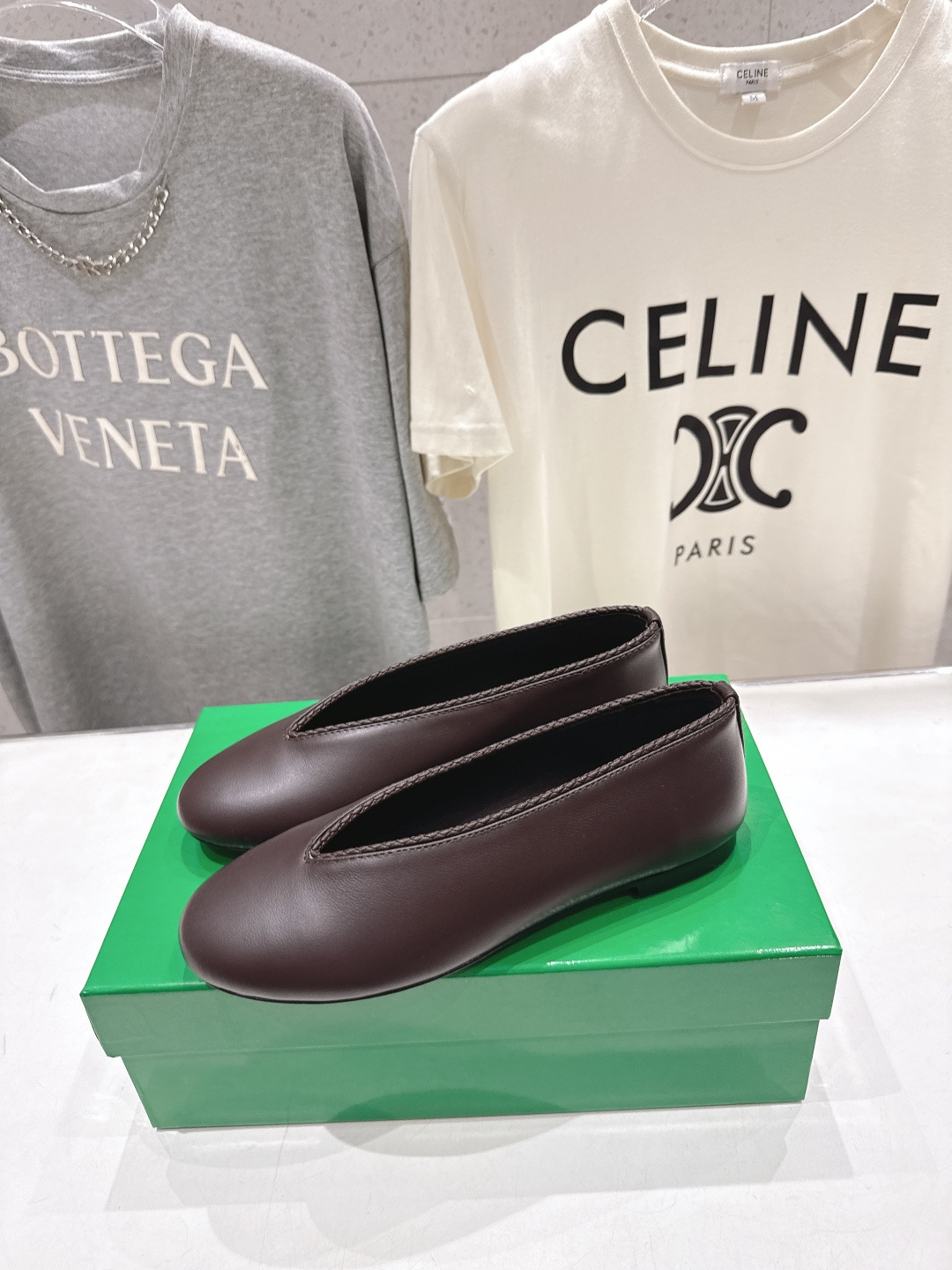 高版本出厂Bottega Veneta/BV F065 2026ss新款编织玛丽珍平底鞋乐福鞋 高定的配
